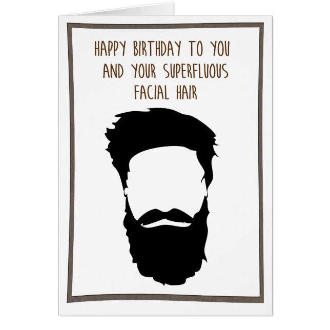 modernes Nehmen auf der Bartmode (Vorne)