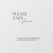 Modernes Nehmen Sie Gefallen Mirror Decal Signal S Fensteraufkleber (Blatt)