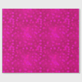 Modernes Neon magenta rosa Bucht Weihnachtslicht Geschenkpapier (Flach)