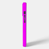 Modernes Neon Pink Magenta iPhone / iPad Gehäuse Case-Mate iPhone Hülle (Rückseite / Links)