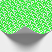 Modernes Neongrün-Bildschirm, kundenspezifische Mo Geschenkpapier (Ecke)