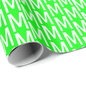 Modernes Neongrün-Bildschirm, kundenspezifische Mo Geschenkpapier (Rolleneckpunkt)