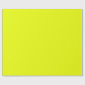 Modernes Neongrün hell schlicht cool Geschenkpapier (Flach)