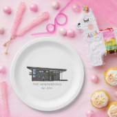 Modernes neues Zuhause Housewarming-Party Pappteller (Party)