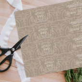 Modernes, neutrales Beige-Seife-Bar rund um das La