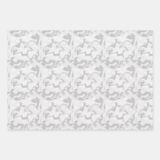 Modernes, neutrales Farbmarmor Geschenkpapier Set (Vorderseite 2)