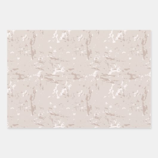 Modernes neutrales Farbmarmor Geschenkpapier Set (Vorderseite)