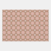 Modernes, neutrales geometrisches minimalistisches geschenkpapier set (Vorderseite 3)