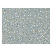 Modernes, neutrales Terrazzo-Muster Tischdecke (Vorderseite (Horizontal))