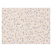 Modernes, neutrales Terrazzo-Muster Tischdecke (Vorderseite (Horizontal))
