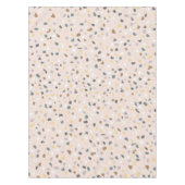 Modernes, neutrales Terrazzo-Muster Tischdecke (Vorderseite)