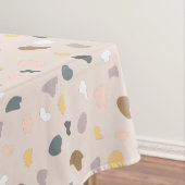 Modernes, neutrales Terrazzo-Muster Tischdecke (Beispiel)