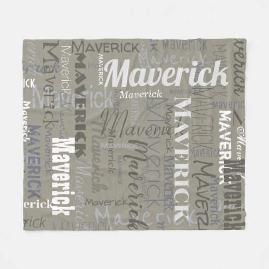 Modernes Neutronenmuster mit langer Bezeichnung Wi Fleecedecke (Vorderseite (Horizontal))