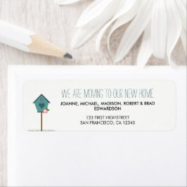 Modernes New Zuhause House, das wir umziehen Rücks