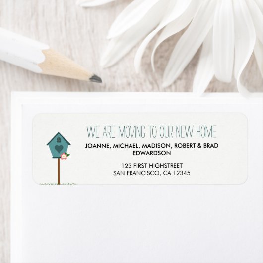 Modernes New Zuhause House, das wir umziehen Rücks (Insitu)