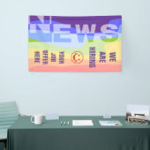 Modernes NEWS Banner + Ihr Backgr. Ideen (Messeveranstaltung)