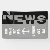 Modernes NEWS Banner + Ihr Backgr. Ideen (Horizontal)