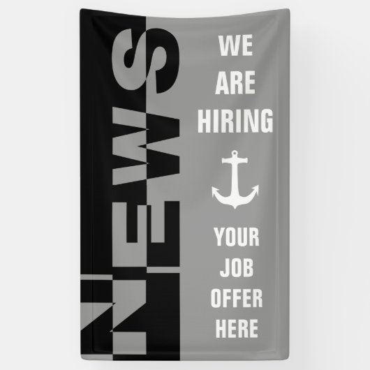 Modernes NEWS Banner + Ihr Backgr. Ideen (Vertikal)