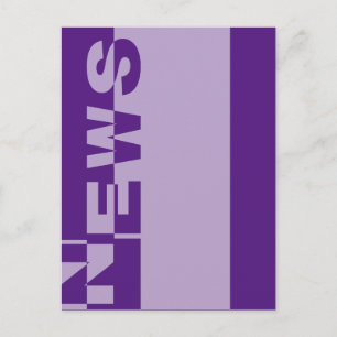 Modernes NEWS Banner + Ihr Backgr. Ideen Postkarte