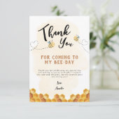 Modernes Niedlich Es ist so süß, zum ersten Geburt Dankeskarte (Stehend Vorderseite)