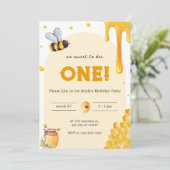 Modernes Niedlich Es ist so süß, zum ersten Geburt Einladung (Stehend Vorderseite)