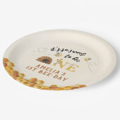 Modernes Niedlich Es ist so süß, zum ersten Geburt Pappteller (Schrägansicht)