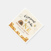 Modernes Niedlich Es ist so süß, zum ersten Geburt Serviette (Ecke)