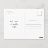 Modernes Niedliche Geburtstag Party Llama Vielen D Postkarte (Rückseite)