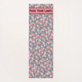 Modernes Niedliches Abstraktes Muster Yogamatte (Rückseite)