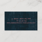 Modernes Niedliches Adventsgebäck Visitenkarte (Rückseite)