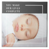 Modernes Niedliches Baby-Foto | Schönheitsangebot Fliese (Vorderseite)