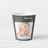 Modernes Niedliches Baby-Foto | Schönheitsangebot Milchtasse (Vorderseite)