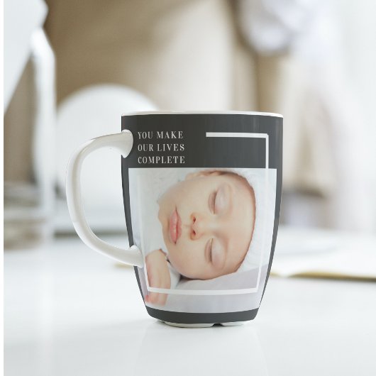 Modernes Niedliches Baby-Foto | Schönheitsangebot Milchtasse