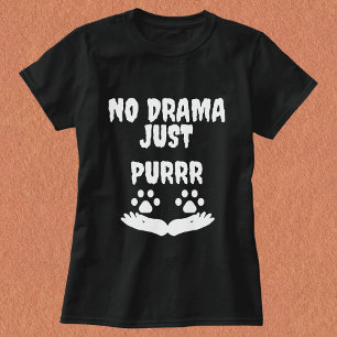 Modernes, Niedliches Cat Pet Zitat Personalisiert T-Shirt