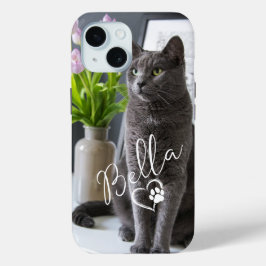 Modernes, Niedliches Foto für Haustiere und Name m Case-Mate iPhone Hülle