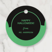 Modernes Niedliches Frankenstein Monster Halloween Geschenkanhänger (Rückseite)