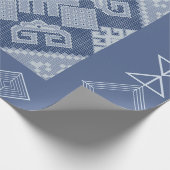 Modernes, Niedliches, geometrisches Schleifpapier, Geschenkpapier (Ecke)