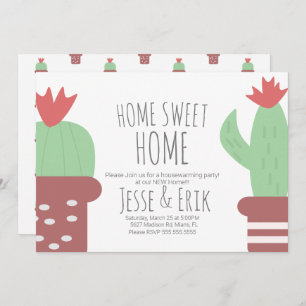 Modernes Niedliches gepolstertes Party Einladung