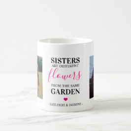 Modernes Niedliches Girly Sister Foto Kaffeetasse