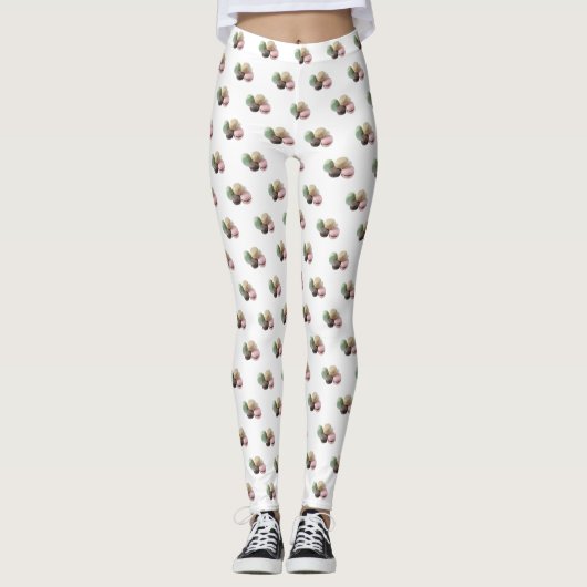 Modernes Niedliches Macaroon Leggings (Vorderseite)