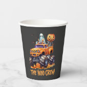 Modernes Niedliches Monster Truck Funny Pumpween H Pappbecher (Vorderseite)