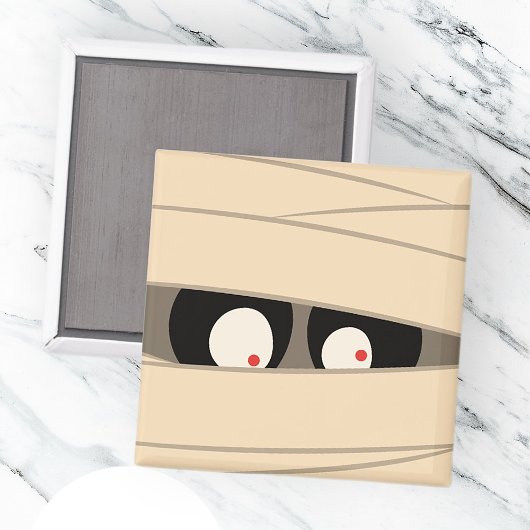 Modernes Niedliches Mummy Monster Halloween Magnet