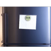 Modernes Niedliches Panda-Gesicht hellgrün Magnet