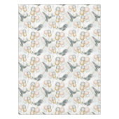 Modernes Niedliches Pastel Whimsical Whale Ballon  Tischdecke (Vorderseite)