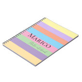 Modernes, niedliches, schlichtes Design Notizblock (Linke Seite)