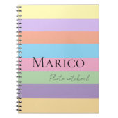 Modernes, niedliches, schlichtes Design Notizblock (Vorderseite)