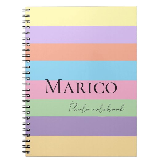 Modernes, niedliches, schlichtes Design Notizblock (Vorderseite)