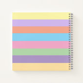 Modernes, niedliches, schlichtes Design Notizblock (Rückseite)