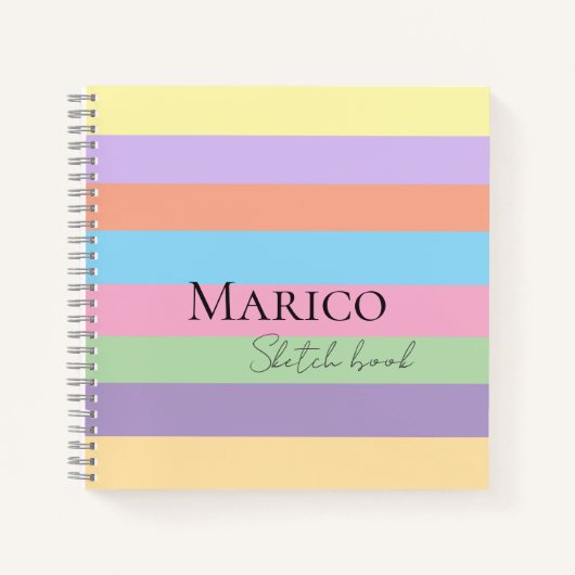 Modernes, niedliches, schlichtes Design Notizblock (Vorderseite)