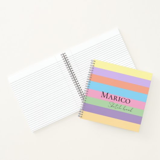 Modernes, niedliches, schlichtes Design Notizblock (Innenseite)